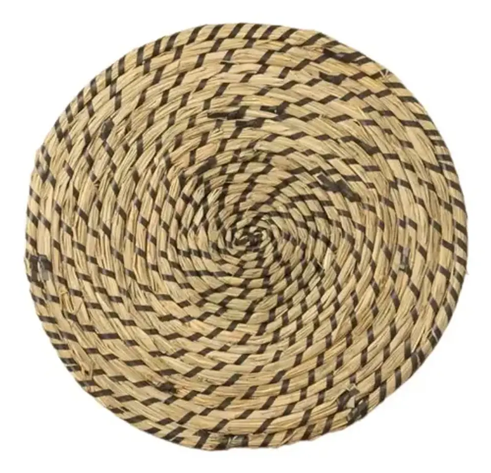 Pack 2 Individual Redondo Circular Entrelazado 35x35 1