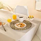Pack 2 Individual Redondo Circular Entrelazado 35x35 - Miniatura 4