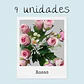 Rosas Decorativo Artificial Ramo Para Decoración 9 Unidades - Miniatura 4