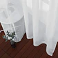 Cortina Velo Liso Con Argolla 140x260 Cm 2 Paños Elegantes - Miniatura 5