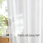 Cortina Velo Liso Con Argolla 140x260 Cm 2 Paños Elegantes - Miniatura 8