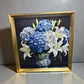 Cuadro Decorativo Floral Con Marco Elegante - Miniatura 4