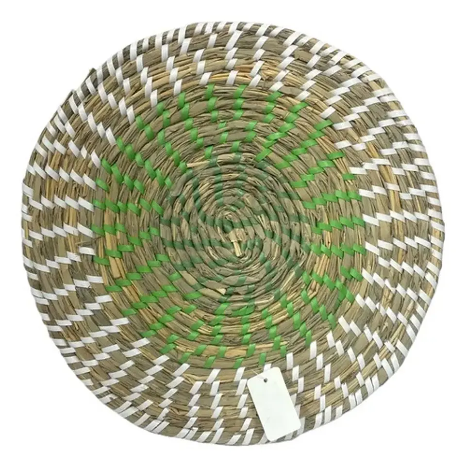 Pack 2 Individual Redondo Circular Entrelazado 35x35 1