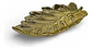 Decorativa Bandeja En Forma De Hoja  Toque Vibrante 21cm - Miniatura 1