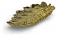 Decorativa Bandeja En Forma De Hoja  Toque Vibrante 21cm - Miniatura 3