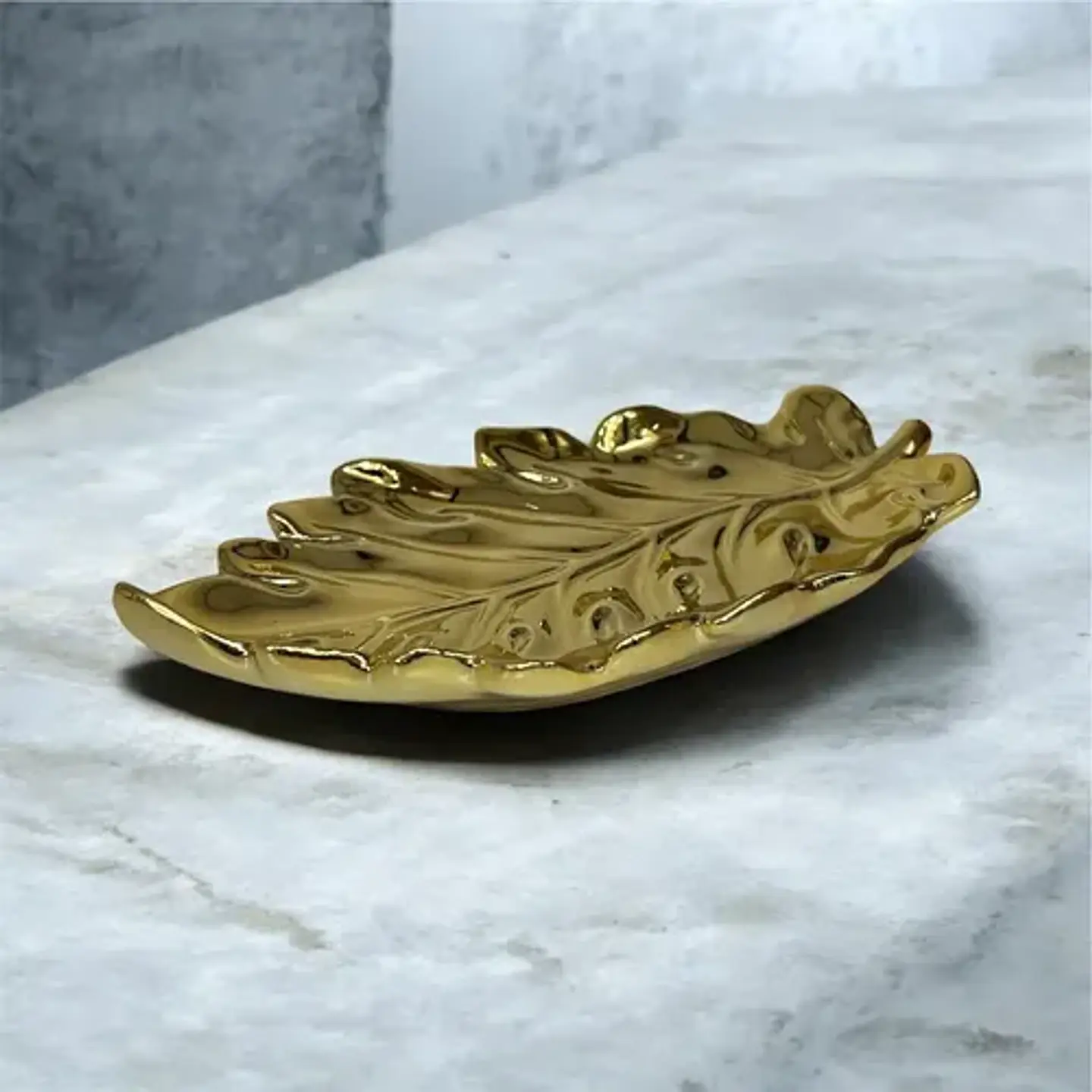 Decorativa Bandeja En Forma De Hoja  Toque Vibrante 21cm 6