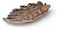 Decorativa Bandeja En Forma De Hoja  Toque Elegante 21cm - Miniatura 2