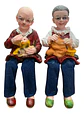 Ouset Figura Abuelitos Con Mascotas, 2 Unidades - Miniatura 1