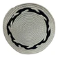 Pack 4 Individuales 30x30 Negro Con Blanco - Miniatura 2