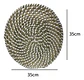 Pack 2 Individual Redondo Circular Entrelazado 35x35 - Miniatura 3