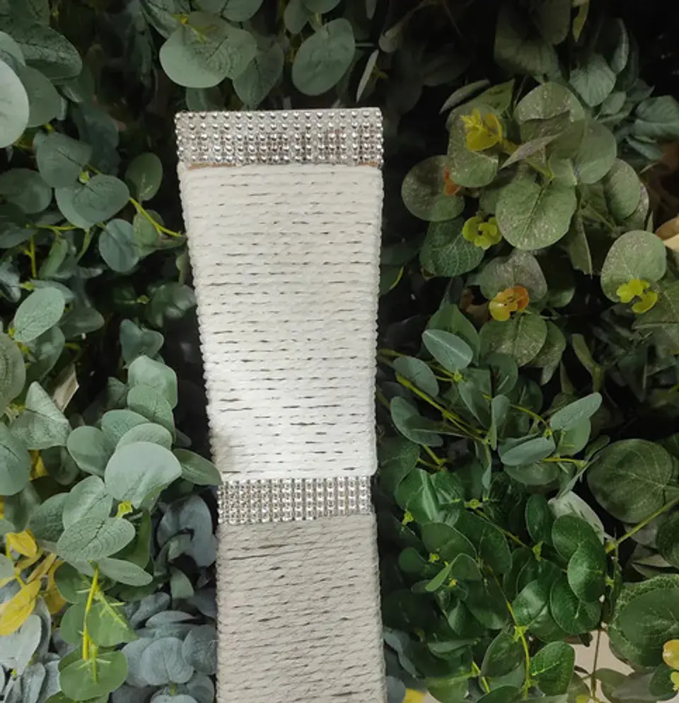Jarron Decorativo Para Flores Elegante Moderno Con Brillos 3