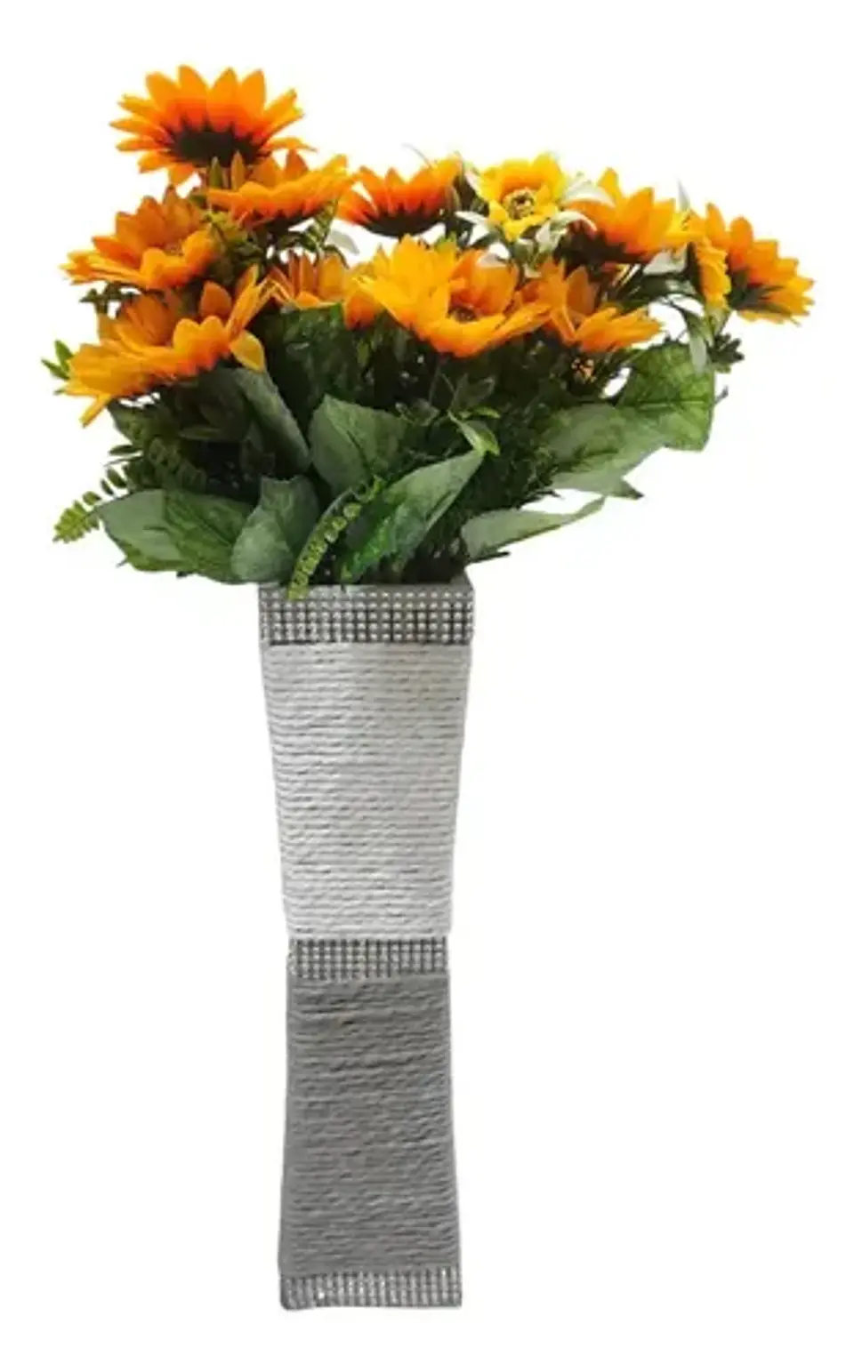 Jarron Decorativo Para Flores Elegante Moderno Con Brillos 6