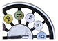 Reloj De Pared Silencioso Blanco Analogico - Miniatura 5