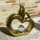 Figura Decorativa Manzana Calada Con Esfera  Elegancia - Miniatura 1