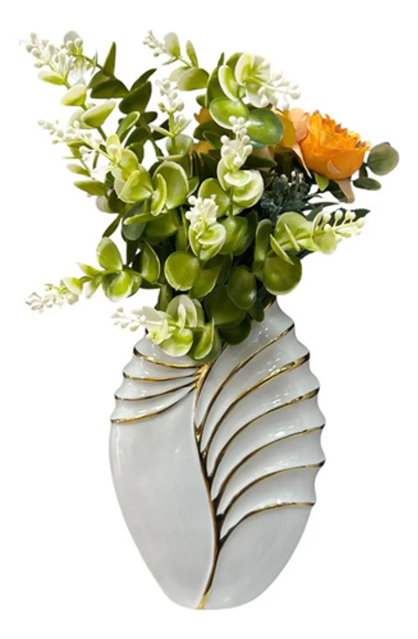 Jarron Elegante Con Textura Tipo Coral Para Plantas 6