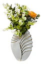 Jarron Elegante Con Textura Tipo Coral Para Plantas - Miniatura 6