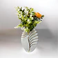 Jarron Elegante Con Textura Tipo Coral Para Plantas - Miniatura 7
