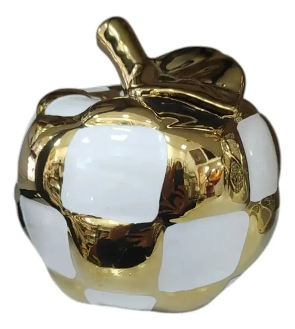 Adorno Decorativo En Forma De Manzana Grande  15,5cm 7