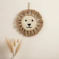 Decoracion De Leon Para La Pared De Paja Con Tapiz 25x25 - Miniatura 1