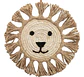 Decoracion De Leon Para La Pared De Paja Con Tapiz 25x25 - Miniatura 4