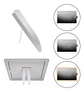 Estuche Organizador De Maquillajes Con Espejo Led - Miniatura 5