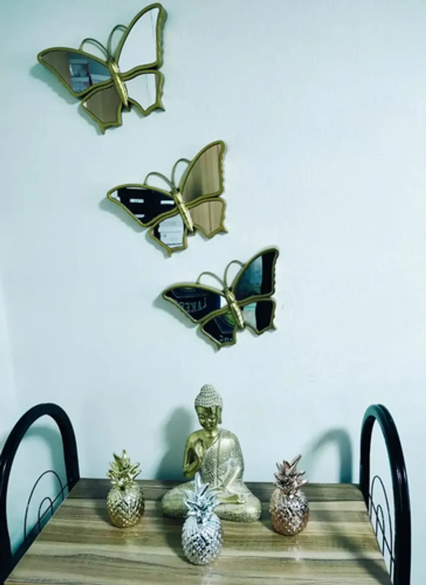 Marco De Mariposa Con Espejo 3