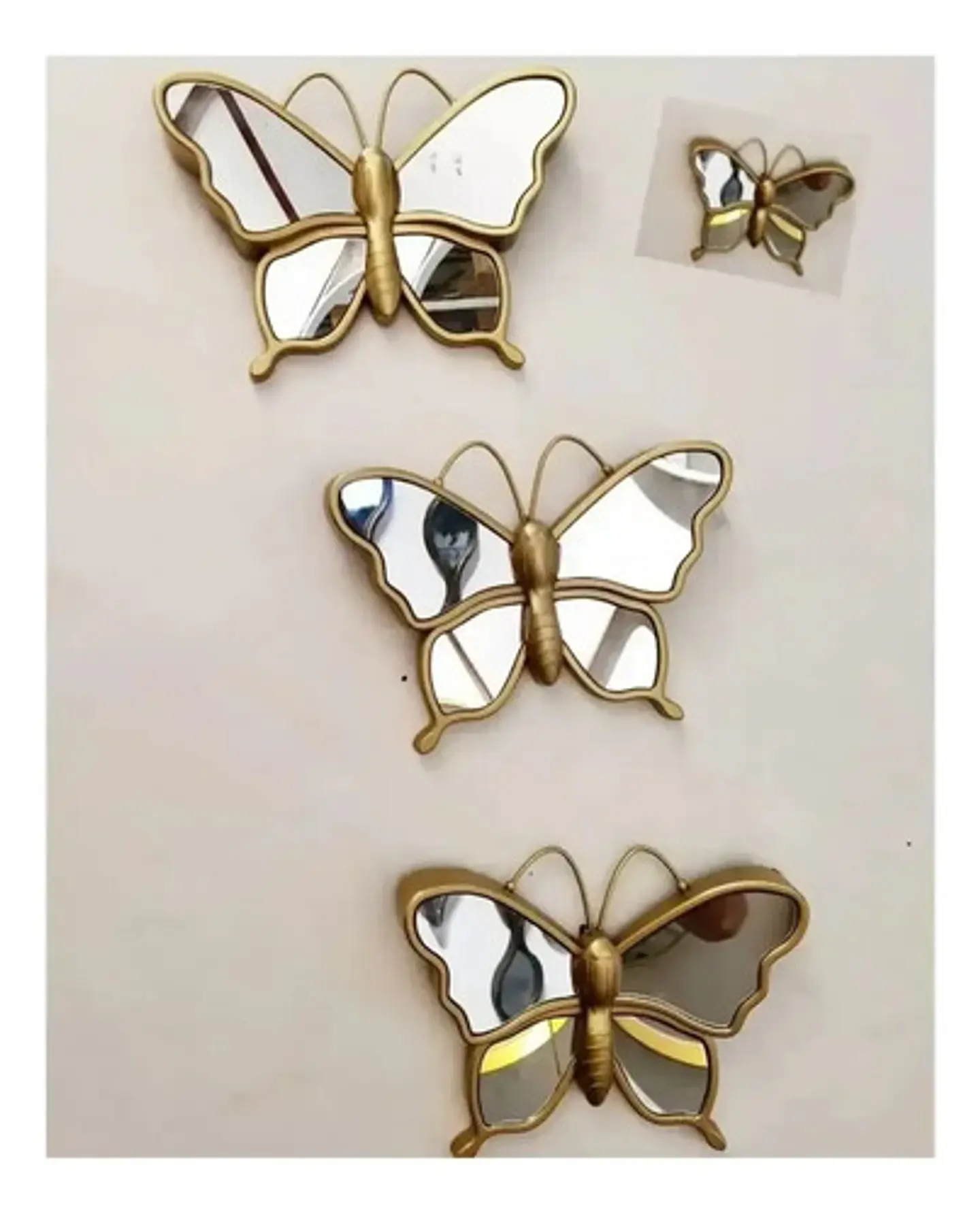 Marco De Mariposa Con Espejo 5