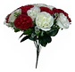 Ramo Decorativo De Flores Artificiales Con 2 Colores - Miniatura 4