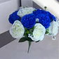 Ramo Decorativo De Flores Artificiales Con 2 Colores - Miniatura 4