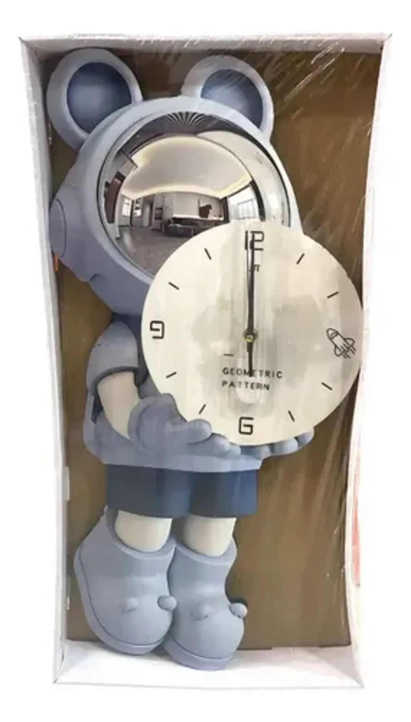 Reloj De Pared Analógico En Forma De Astronauta 2