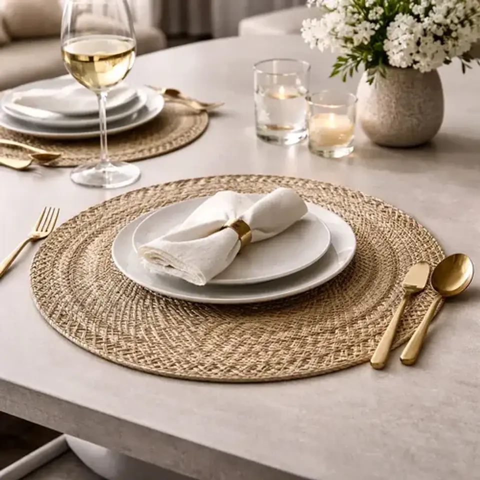 Individual Decorativo Rustico Para Toda Ocasion  38 Cm 2