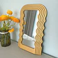 Espejo Decorativo Con Ondas Elegante De Pared 1,09x45 - Miniatura 1