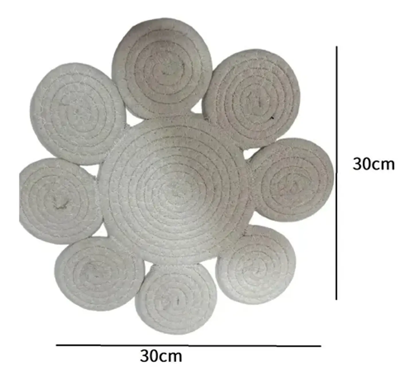 Individuales Line Redondos Premium 30cm 4 Unidades 3