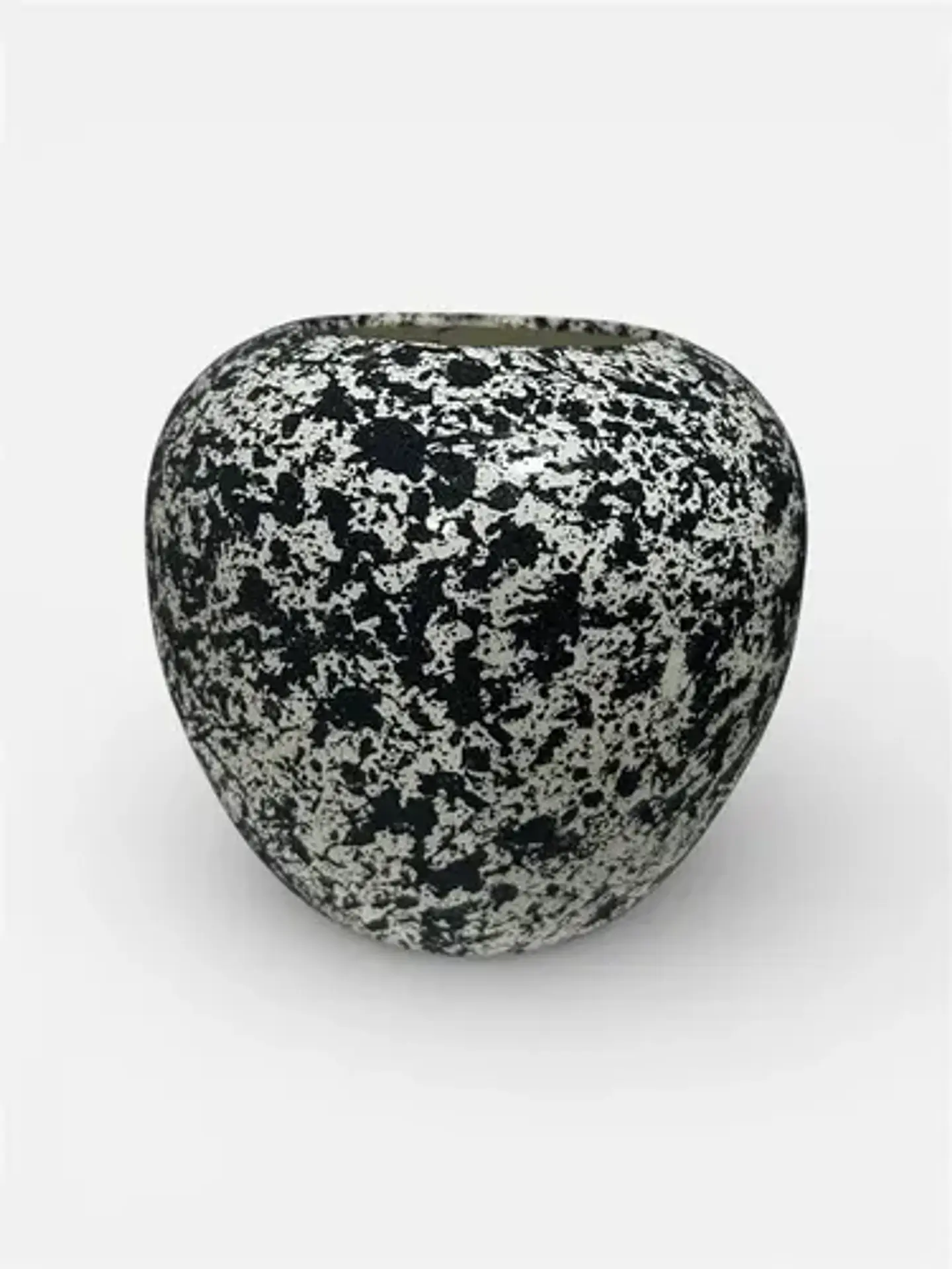 Jarron Decorativo Elegante De Ceramica Color Negro 15 Cm 4