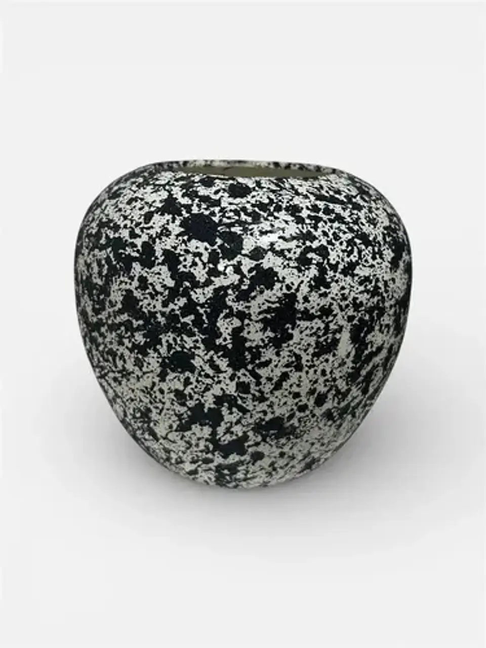 Jarron Decorativo Elegante De Ceramica Color Negro 15 Cm 4