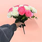 Ramo Decorativo De Flores Artificiales Con 2 Colores - Miniatura 3