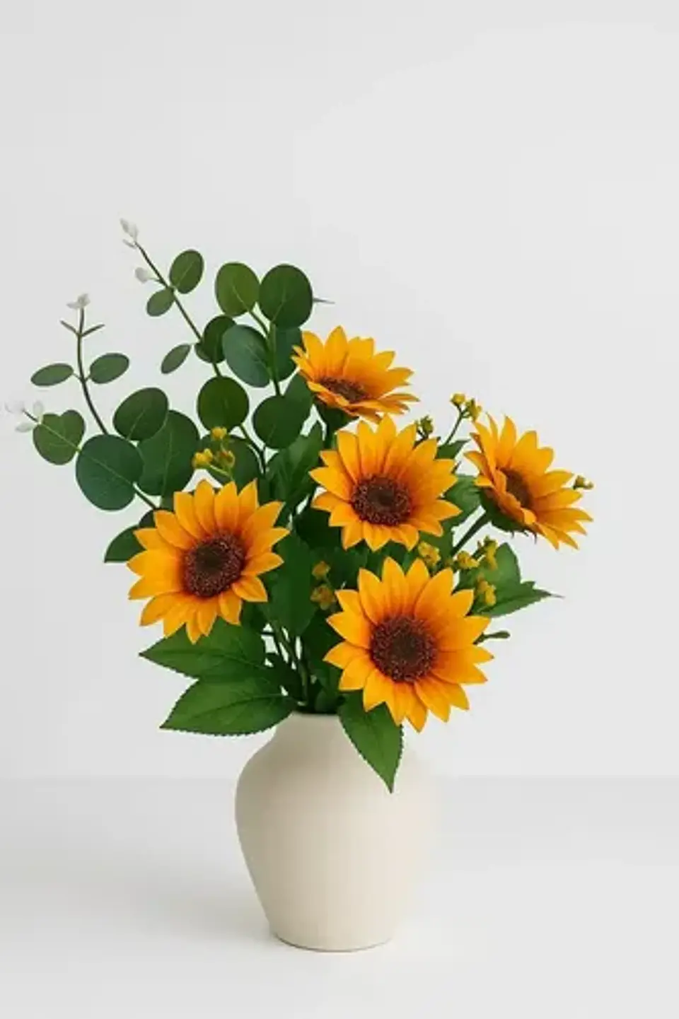 Ramos De Girasoles Artificial Decorativo 2