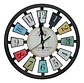 Reloj De Pared Decorativo Negro 30cm - Miniatura 1