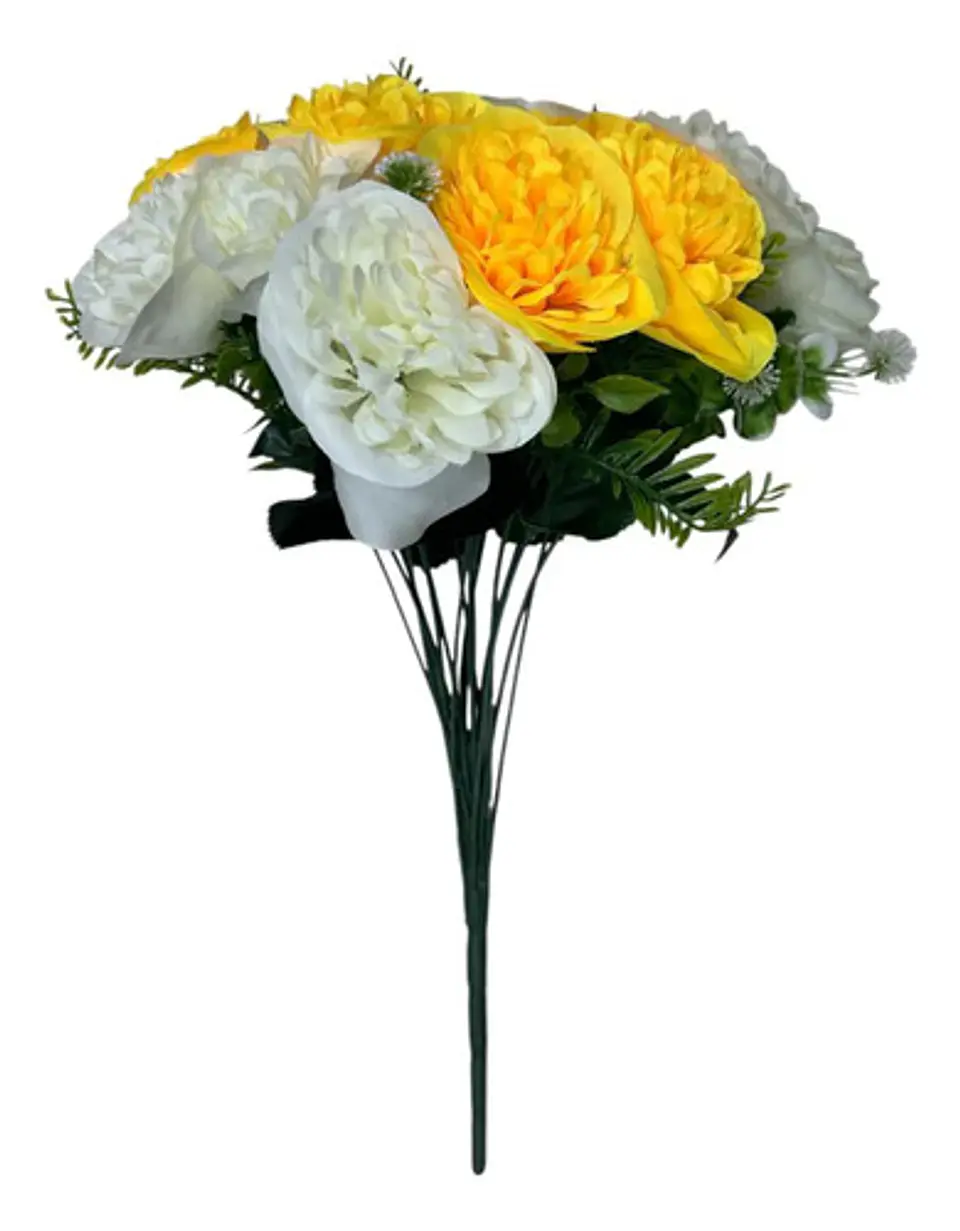 Ramo Decorativo De Flores Artificiales Con 2 Colores 1