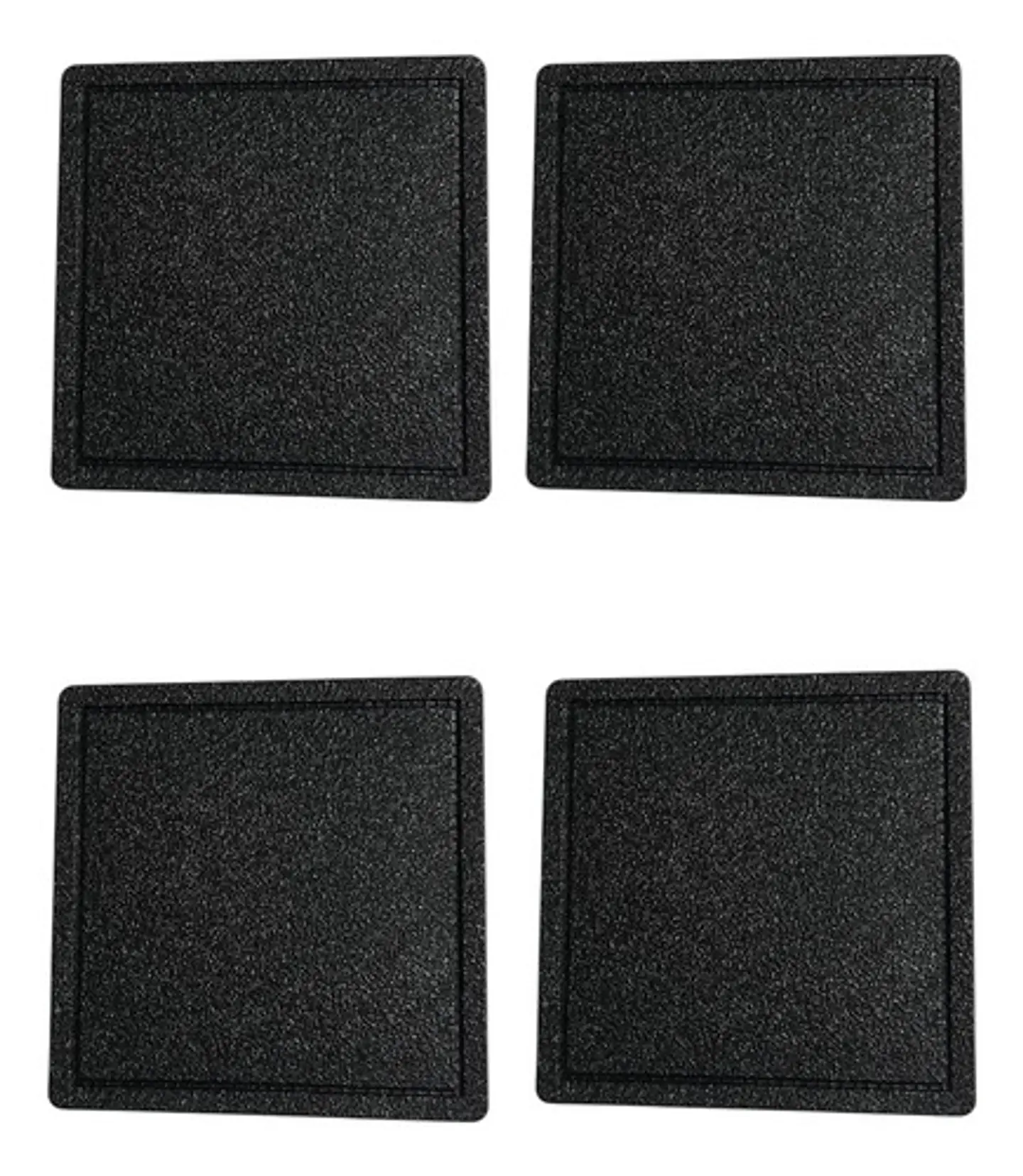 Posa Vaso Elegante Antideslizante 6 Unidades Rectangular 4