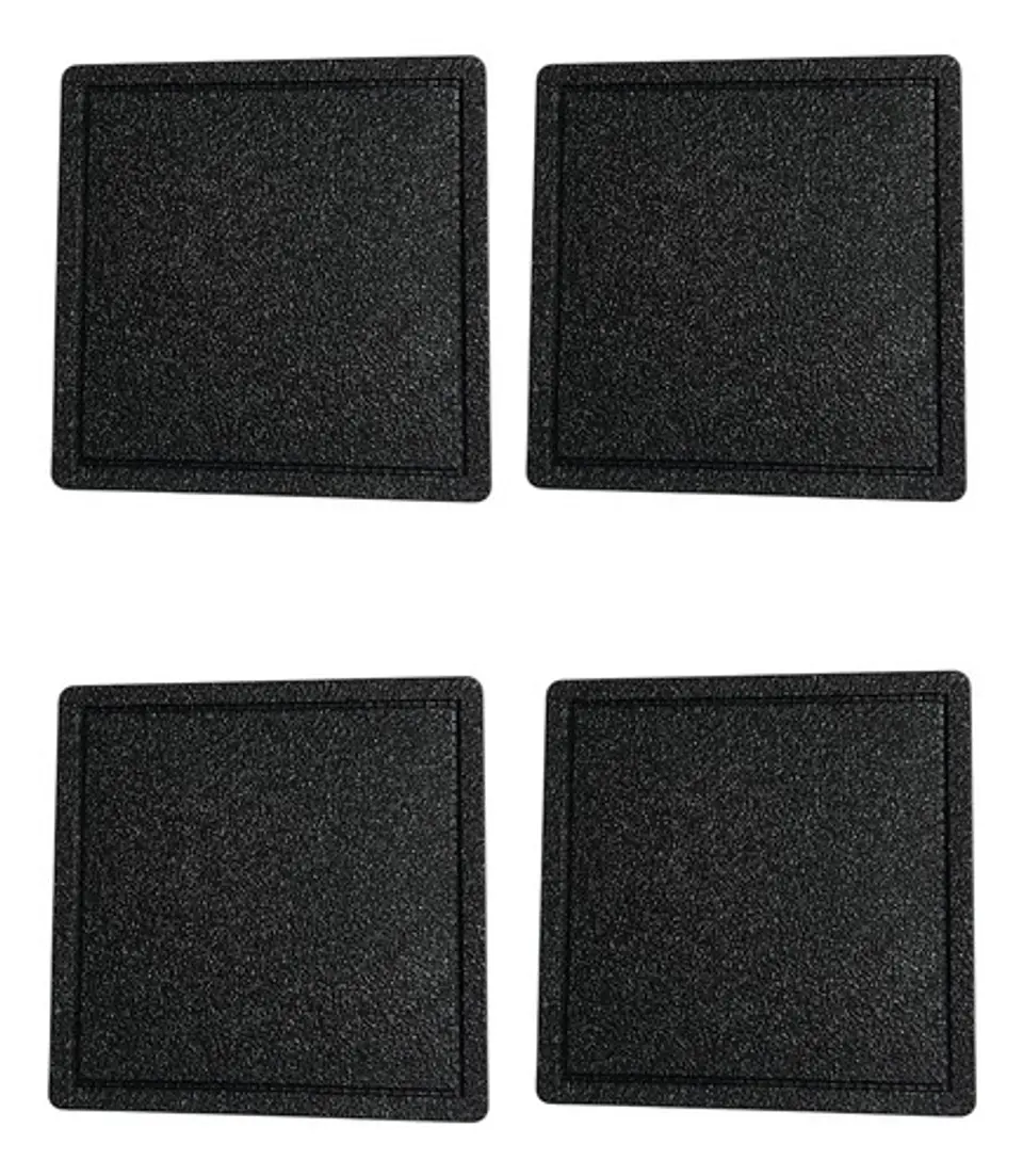 Posa Vaso Elegante Antideslizante 6 Unidades Rectangular 4