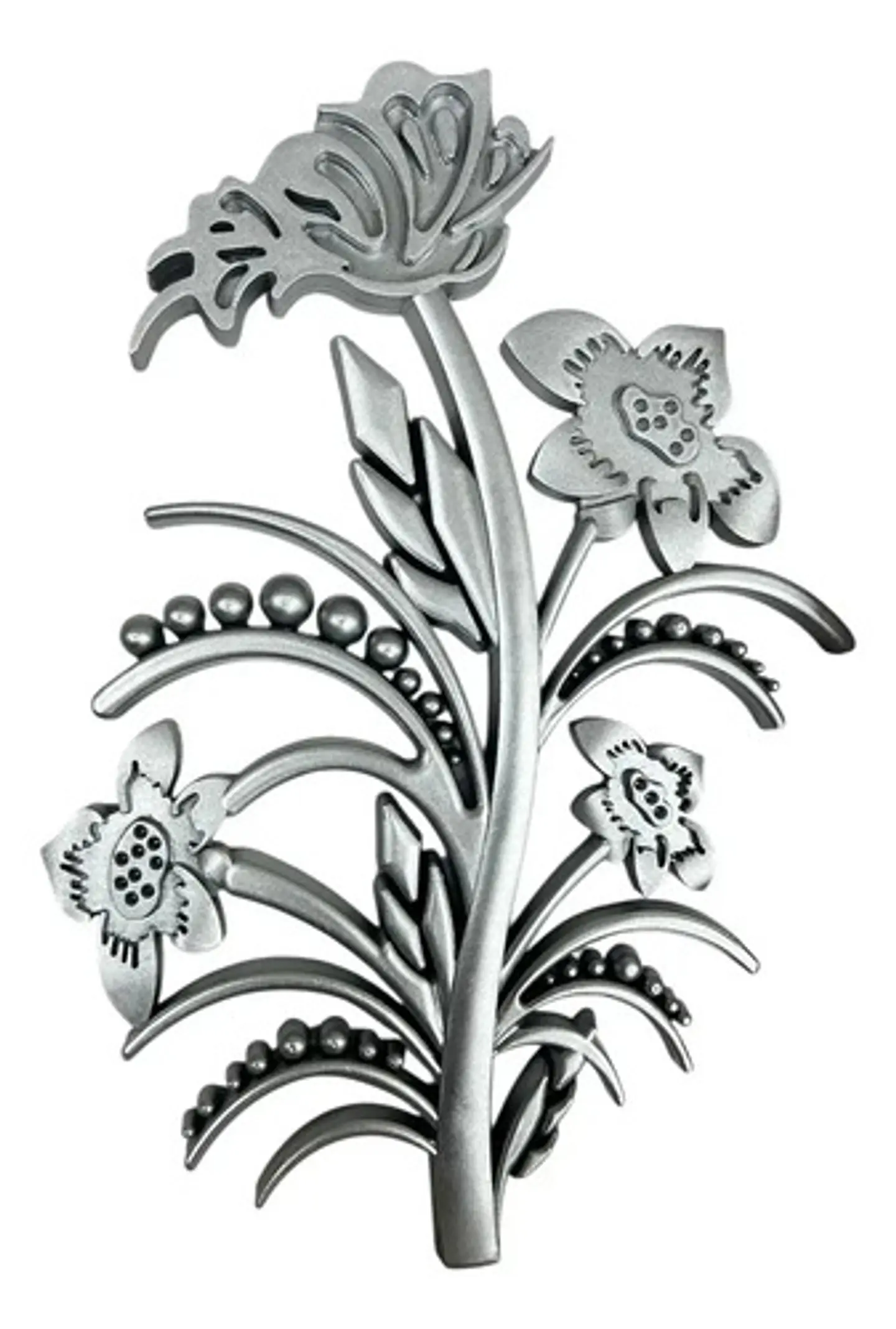 Set Decorativo De Reloj Con Flores Decorativas 5