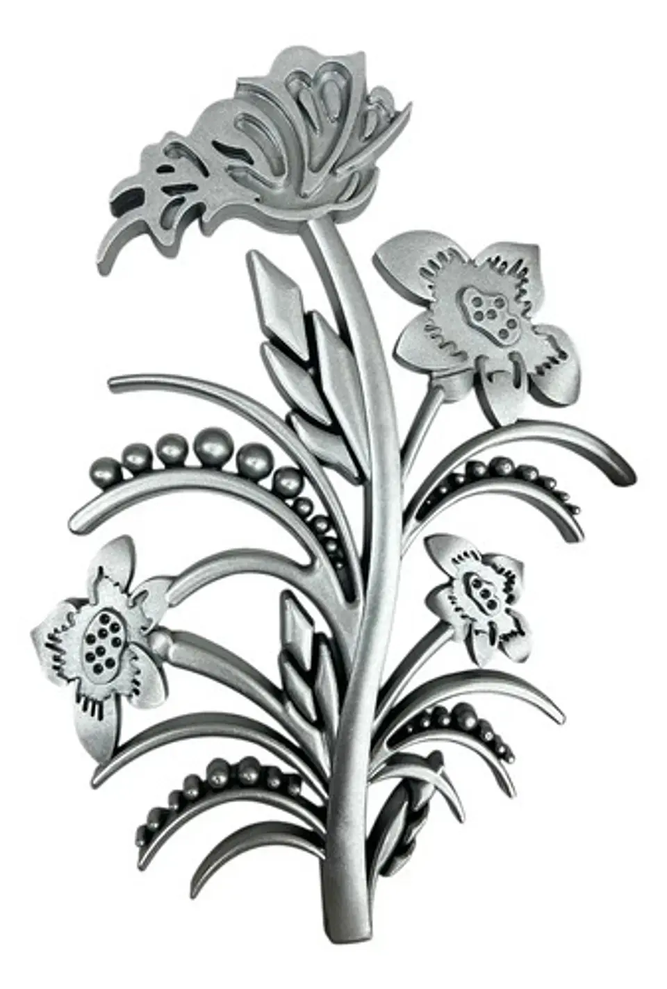 Set Decorativo De Reloj Con Flores Decorativas 5