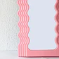 Espejo Decorativo Con Ondas Elegante De Pared 1,09x45 - Miniatura 2