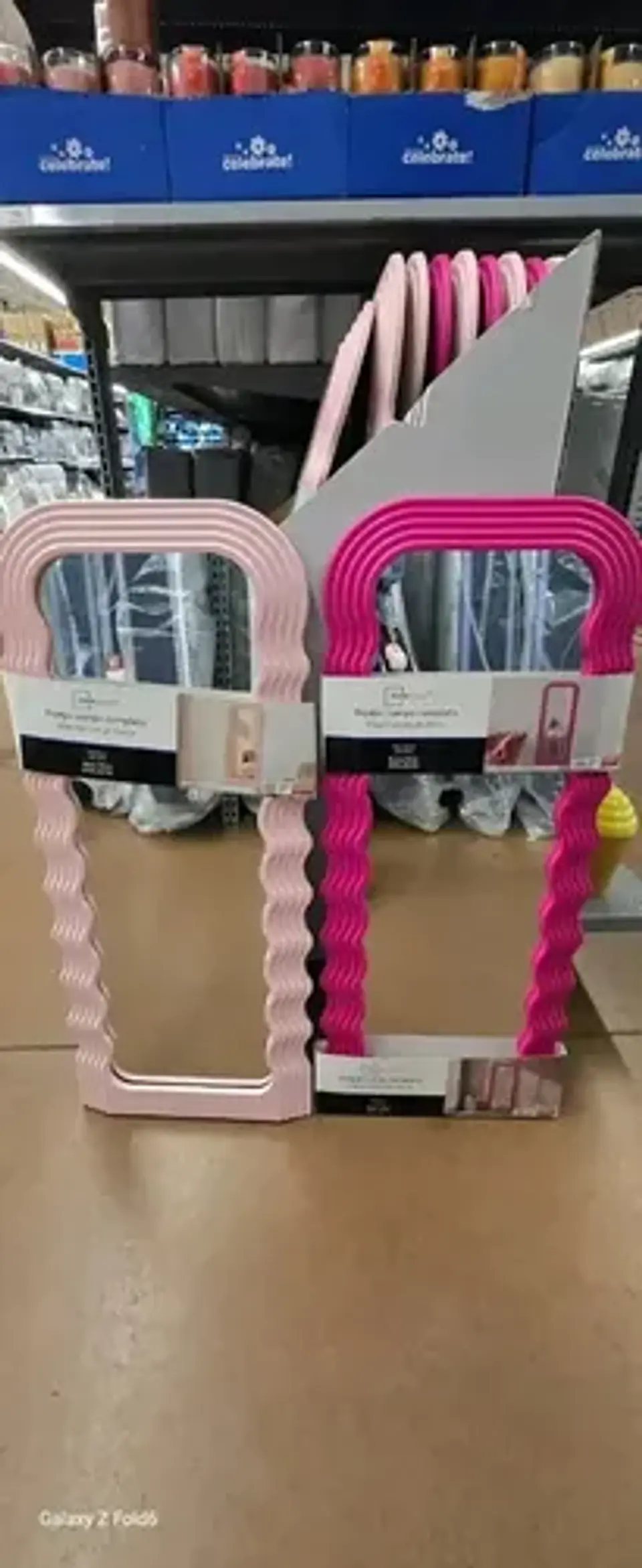 Espejo Decorativo Con Ondas Elegante De Pared 1,09x45 3