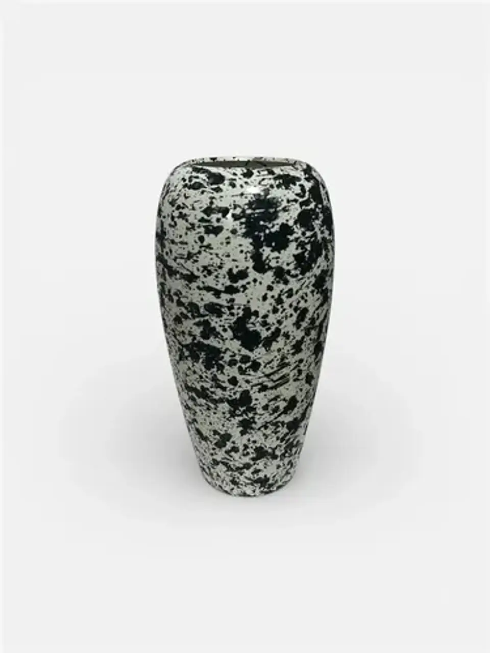 Jarrón Moderno De Cerámica Para Flores 25 Cm Negro 2