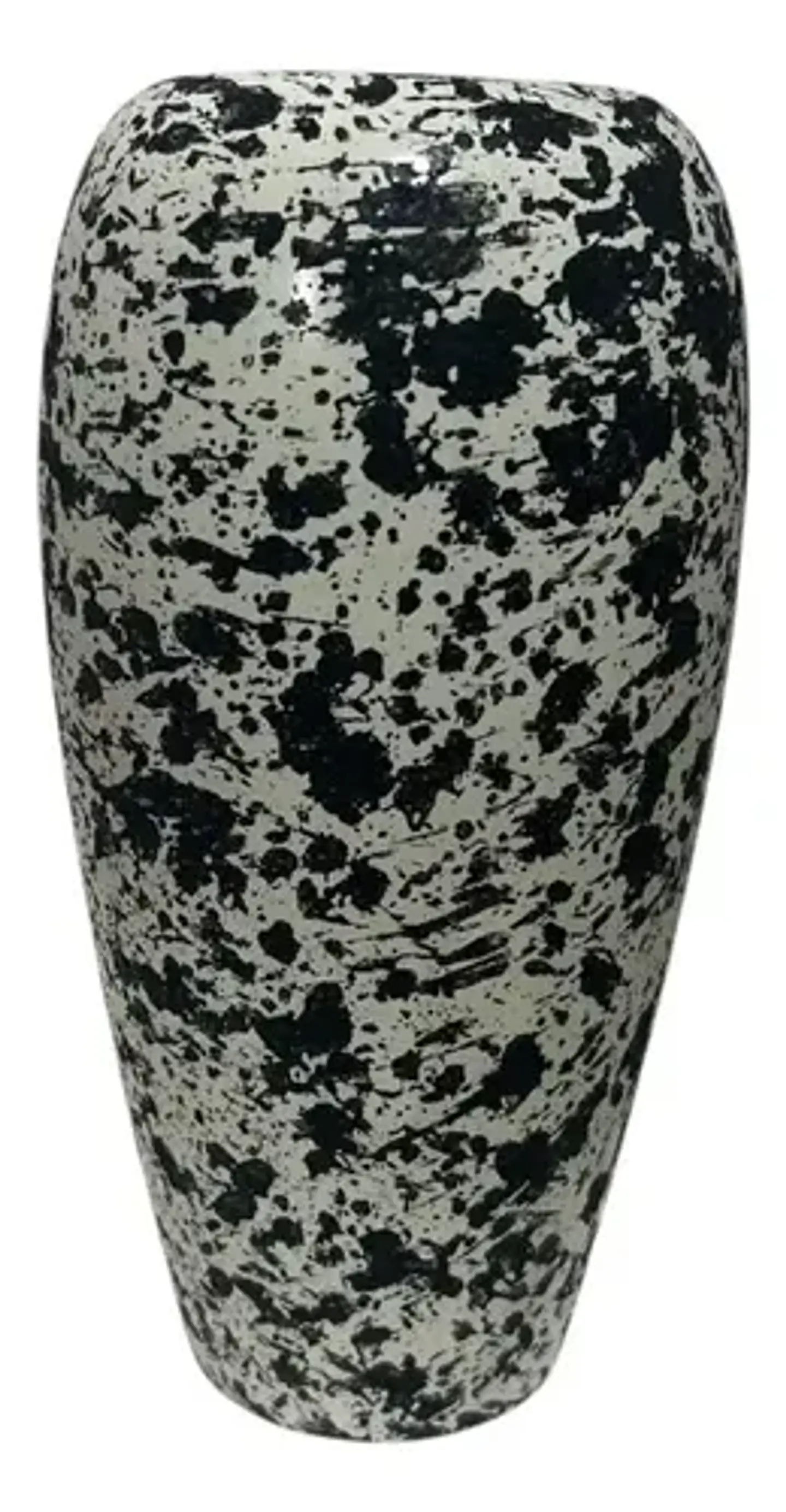 Jarrón Moderno De Cerámica Para Flores 25 Cm Negro 3