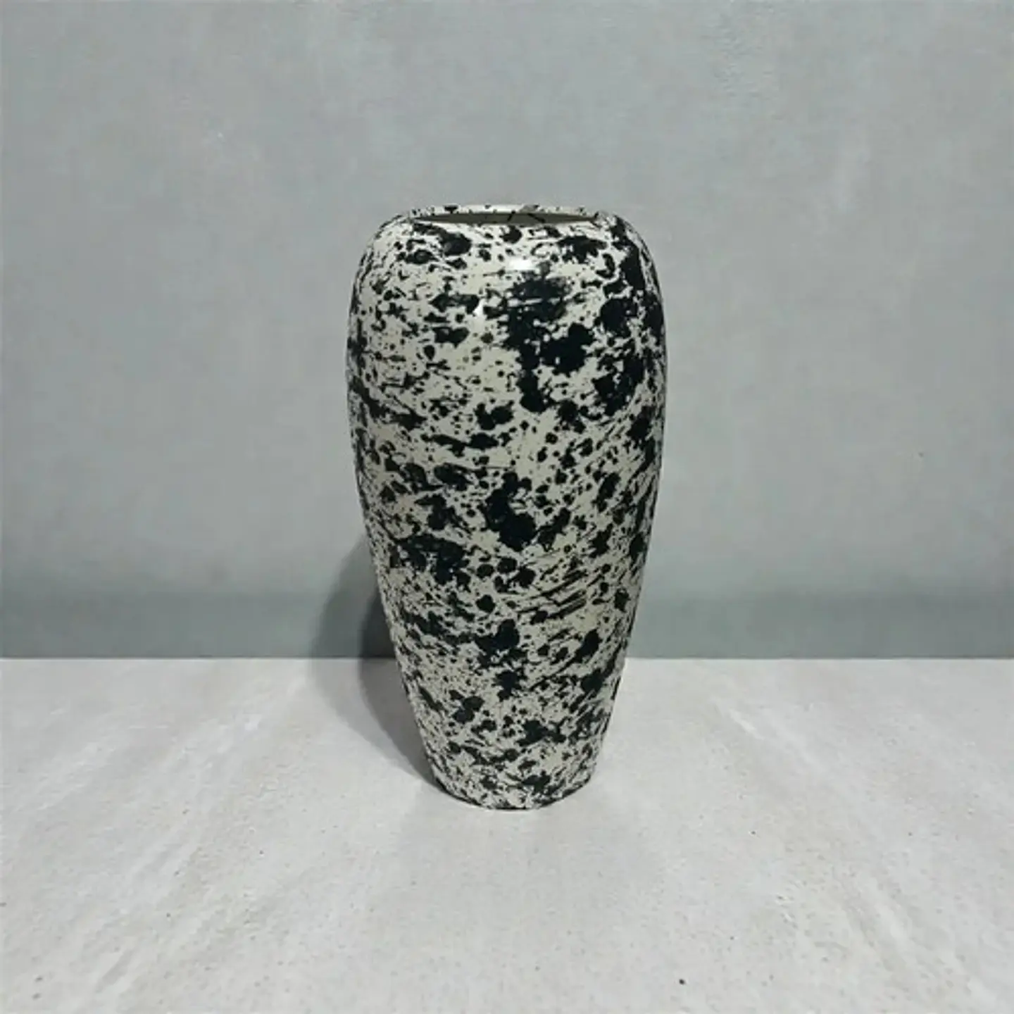 Jarrón Moderno De Cerámica Para Flores 25 Cm Negro 4