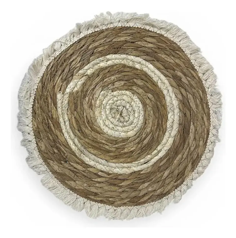 Individual Decorativo De Mimbre 26 Cm 3