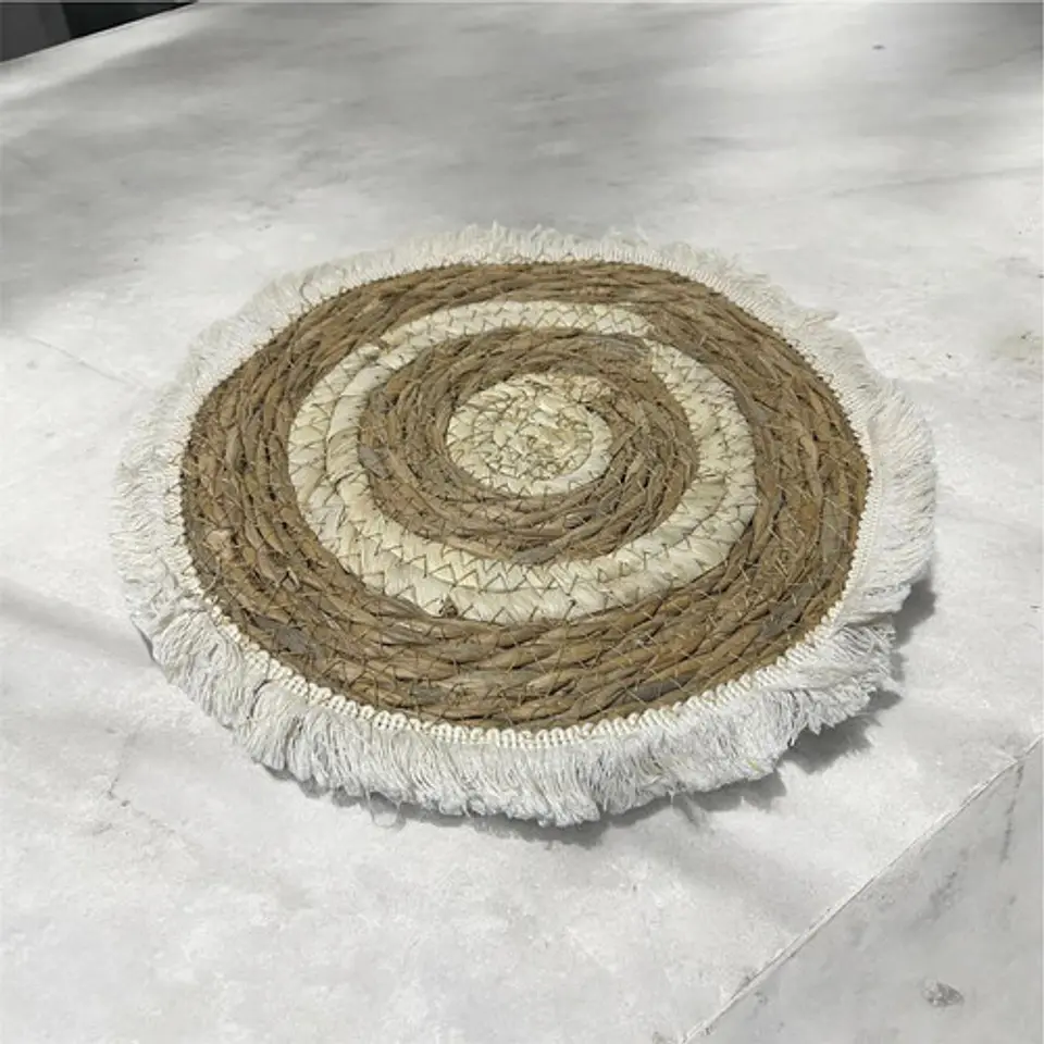 Individual Decorativo De Mimbre 26 Cm 5